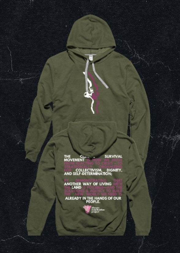 Hibiscus Print Hoodie (Unisex)