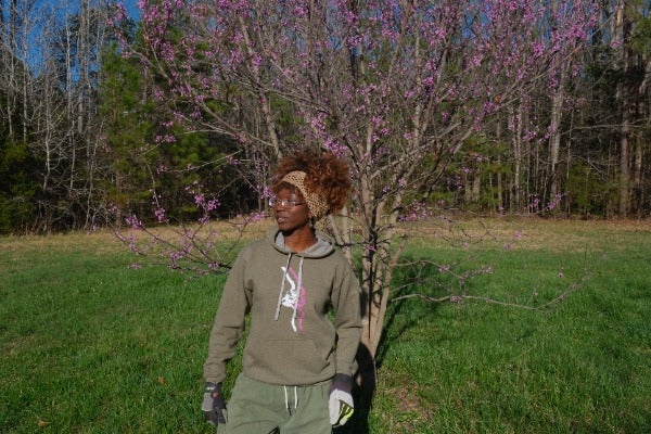 Hibiscus Print Hoodie (Unisex)