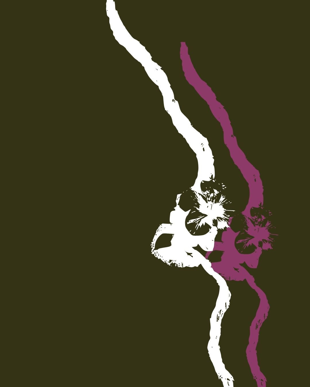 Hibiscus Print Hoodie (Unisex)